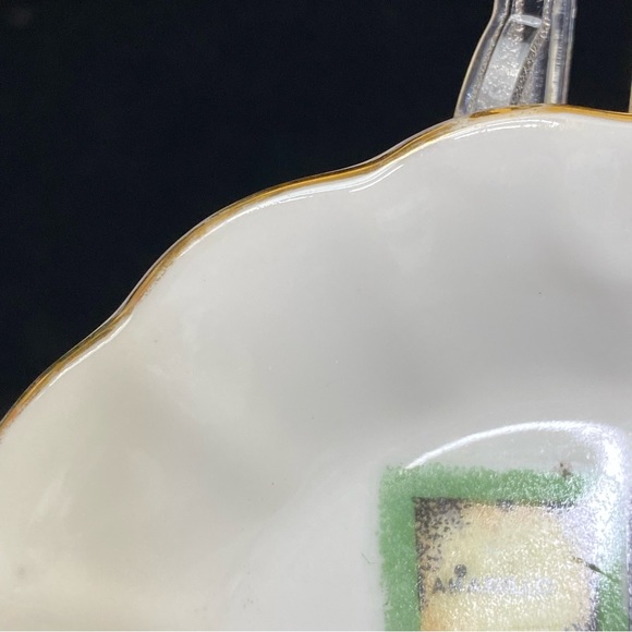 Vintage,  4.25” Texas State Souvenir Japan Made Small China Plate with Gold Trim - Picture 4 of 11